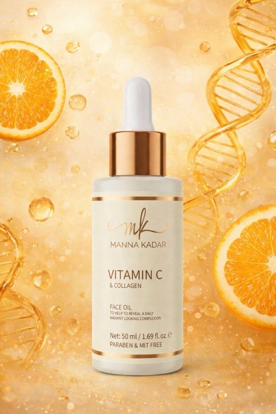 Manna Kadar - Vitamin C & Collagen - Face Oil – 1.69 fl oz/ 50 mL